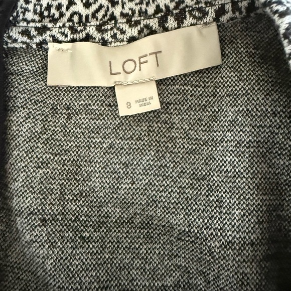 LOFT Women’s Leopard Print Sheath Midi Dress Size 8 - Picture 12 of 13